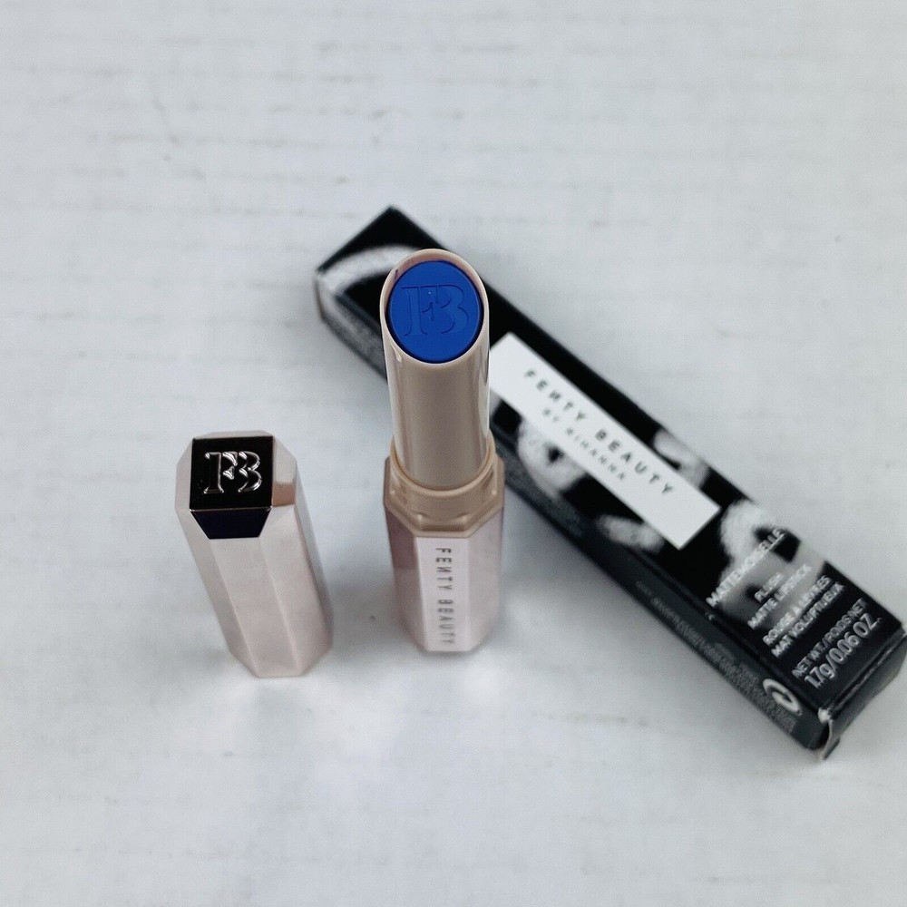 NEW Fenty Beauty by Rihanna Plush Matte Lipstick NIB Ya Dig!? Purple - Picture 4 of 7